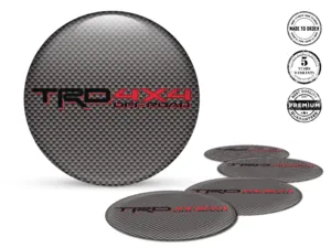Toyota TRD Domed Sticker Logo Car Rim Style